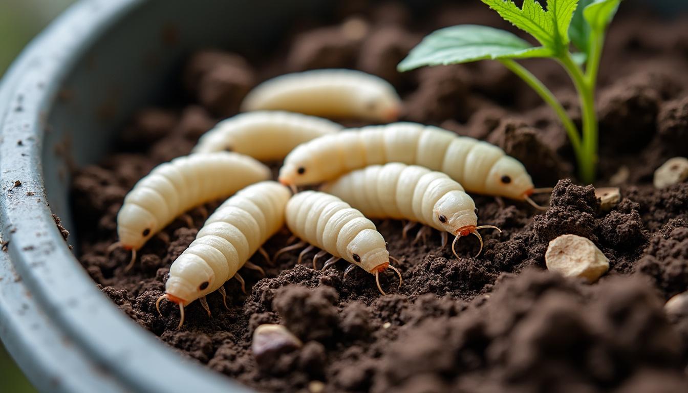 découvrez des méthodes simples et efficaces pour éliminer les gros vers blancs de vos pots de fleurs et préserver la santé de vos plantes. conseils naturels et astuces pratiques garantis !