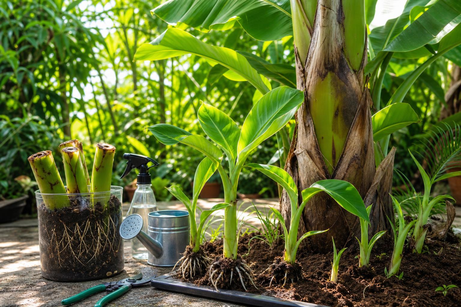 découvrez tous les secrets du jardinage pour apprendre à faire pousser un bananier sans graine facilement et efficacement chez vous.