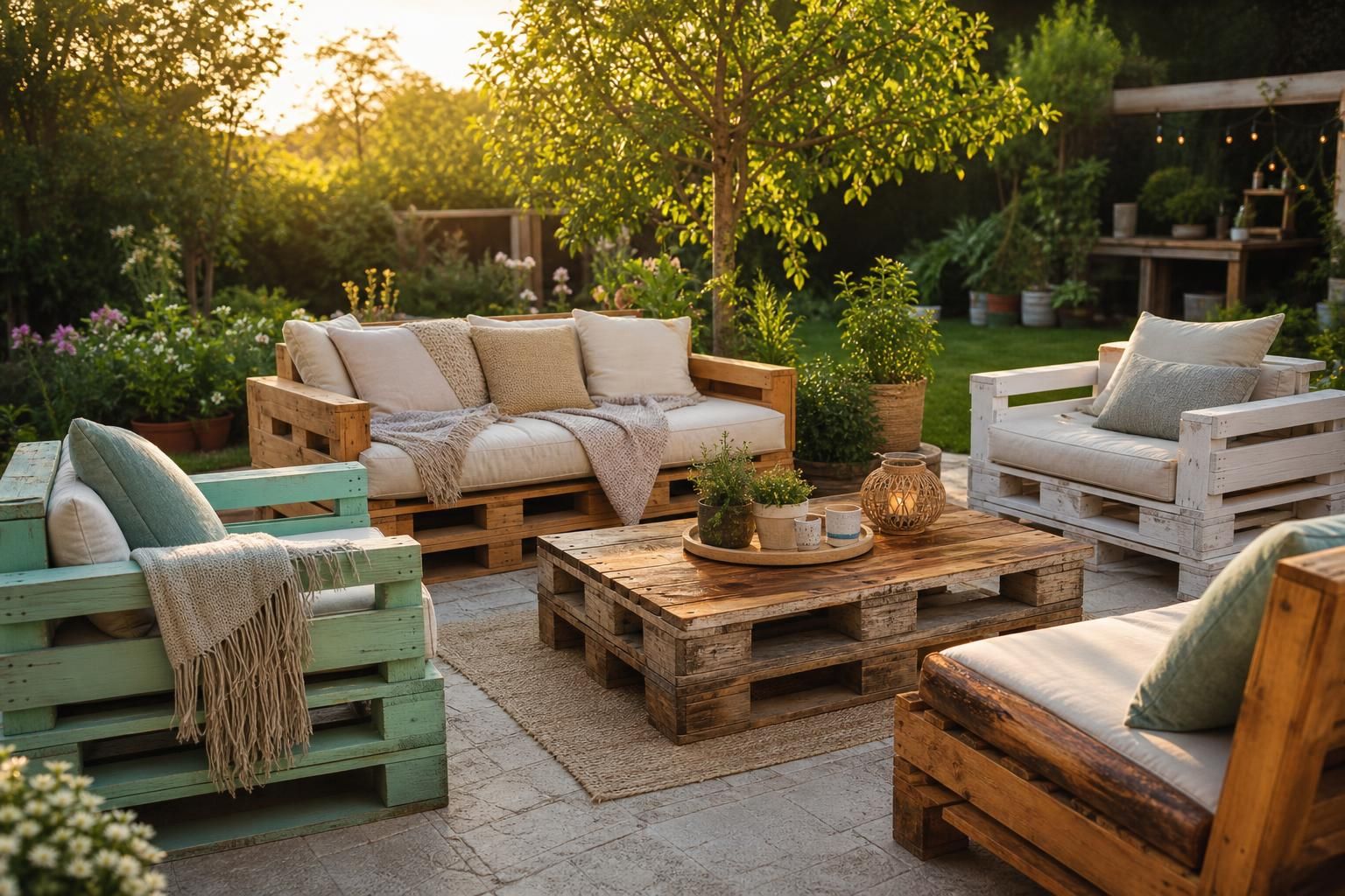 découvrez les avantages d'un salon de jardin en bois de palette et les différentes finitions possibles pour un espace extérieur personnalisé, écologique et économique.