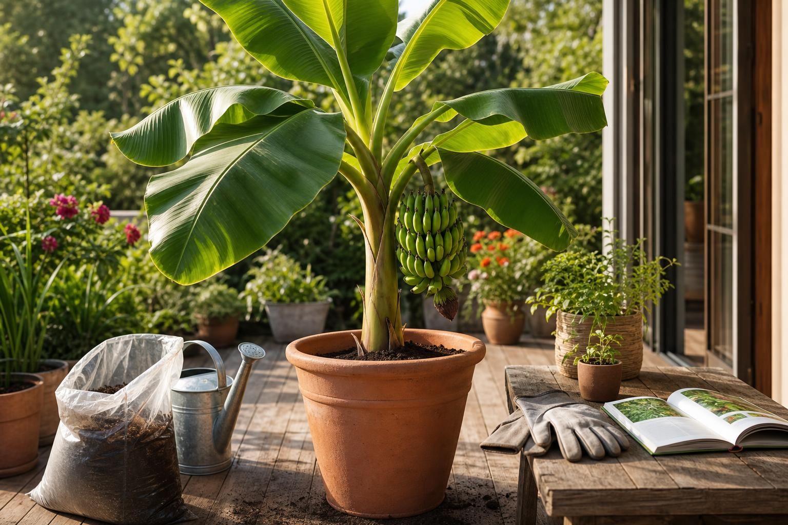 découvrez comment planter et entretenir un bananier en pot pour qu'il soit fructueux, avec des conseils pratiques et faciles à suivre.