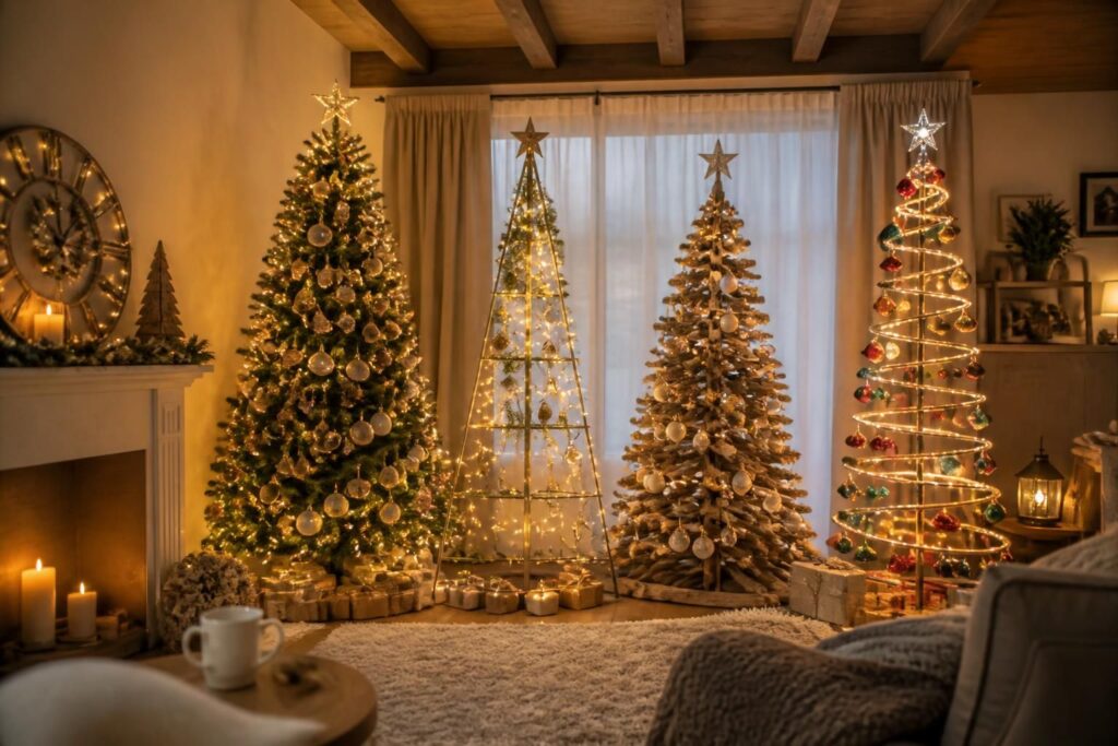 découvrez comment choisir la forme idéale de votre arbre de noël pour sublimer votre décoration et créer une ambiance festive unique.