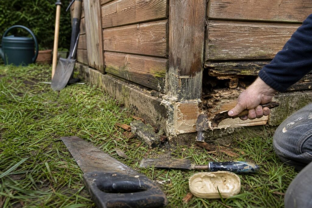 découvrez les erreurs courantes à éviter lors de la réparation du bas d'un abri de jardin pourri pour garantir une réparation durable et efficace.
