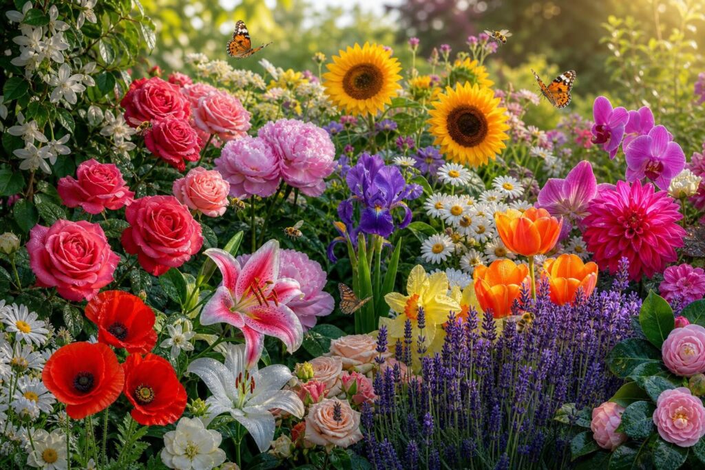 découvrez la liste complète des fleurs de jardin pour tous les passionnés de plantes, un guide essentiel pour embellir votre espace extérieur.