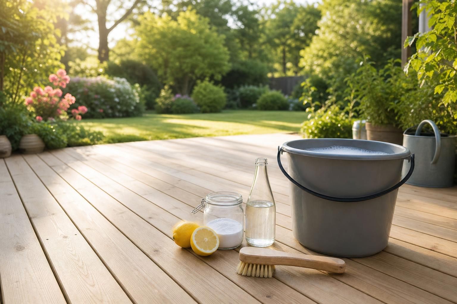 découvrez une astuce de grand-mère pour nettoyer efficacement votre terrasse en bois avec une méthode naturelle, écologique et économique, respectueuse de l'environnement.