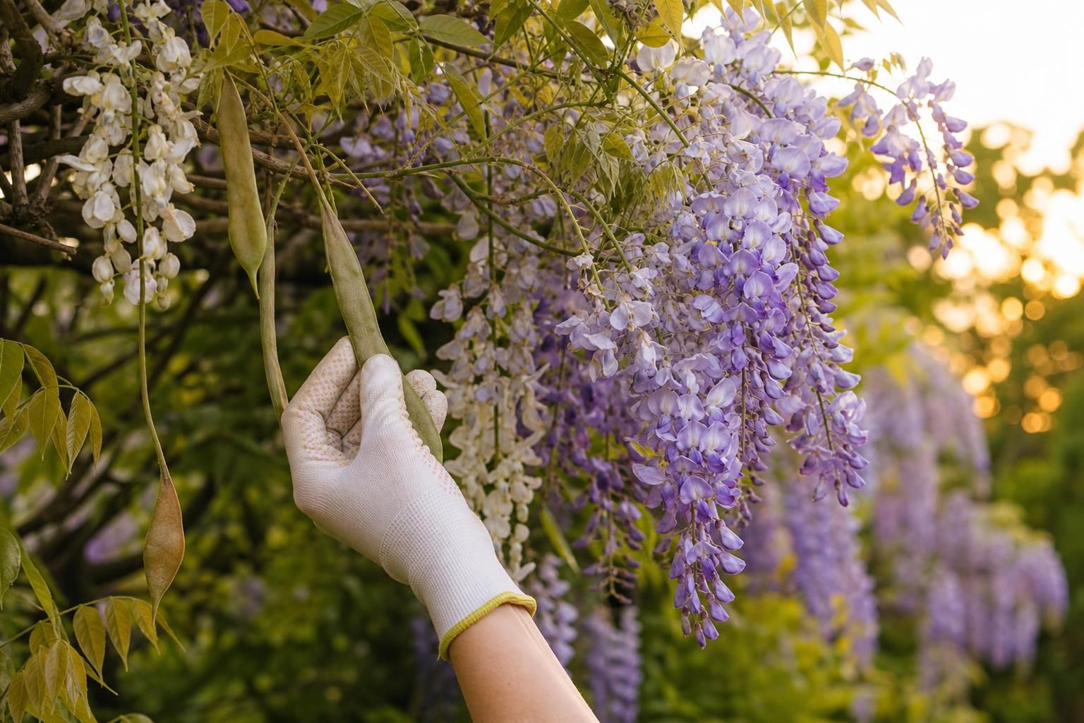 découvrez comment récupérer des graines de glycine efficacement tout en prenant soin de préserver la santé et la beauté de votre plante.
