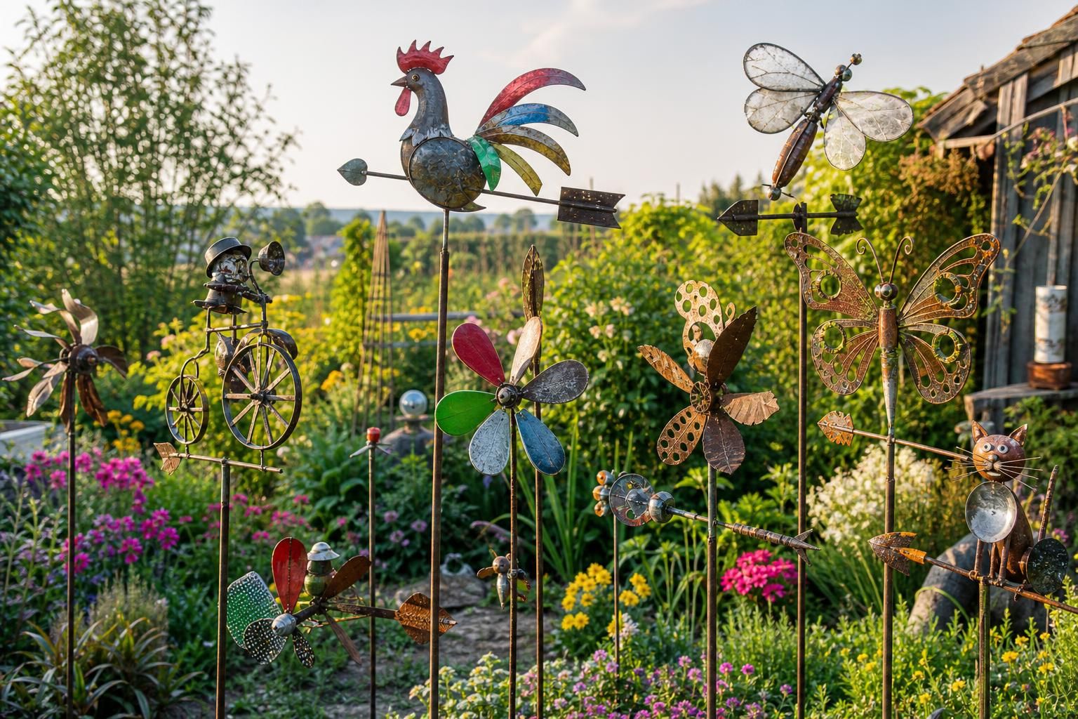 découvrez des idées originales et créatives pour fabriquer vos propres girouettes de jardin maison, alliant décoration unique et bricolage facile.