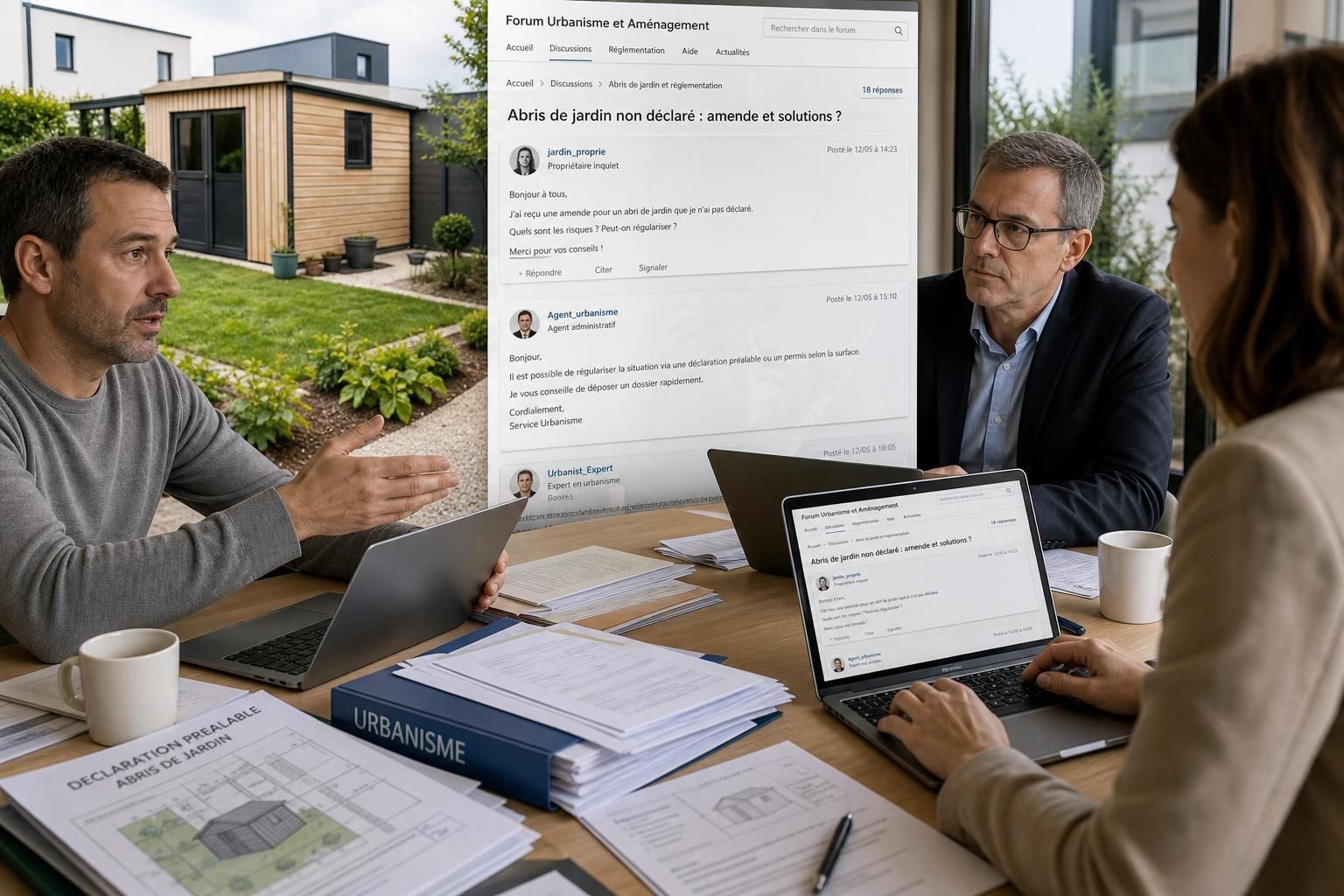 découvrez l'importance du forum dans la gestion des amendes liées à un abri de jardin non déclaré et comment il peut vous aider dans votre projet d'aménagement.