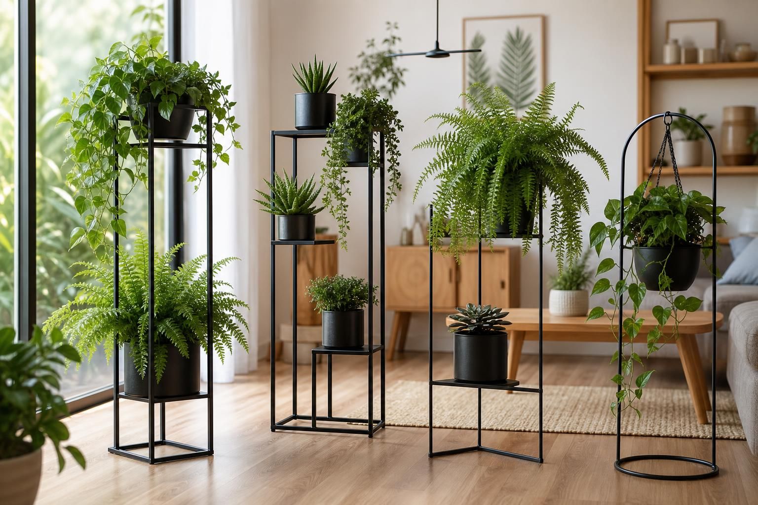 découvrez les avantages des porte-plantes métalliques pour sublimer et organiser votre jardin d'intérieur avec style et durabilité.