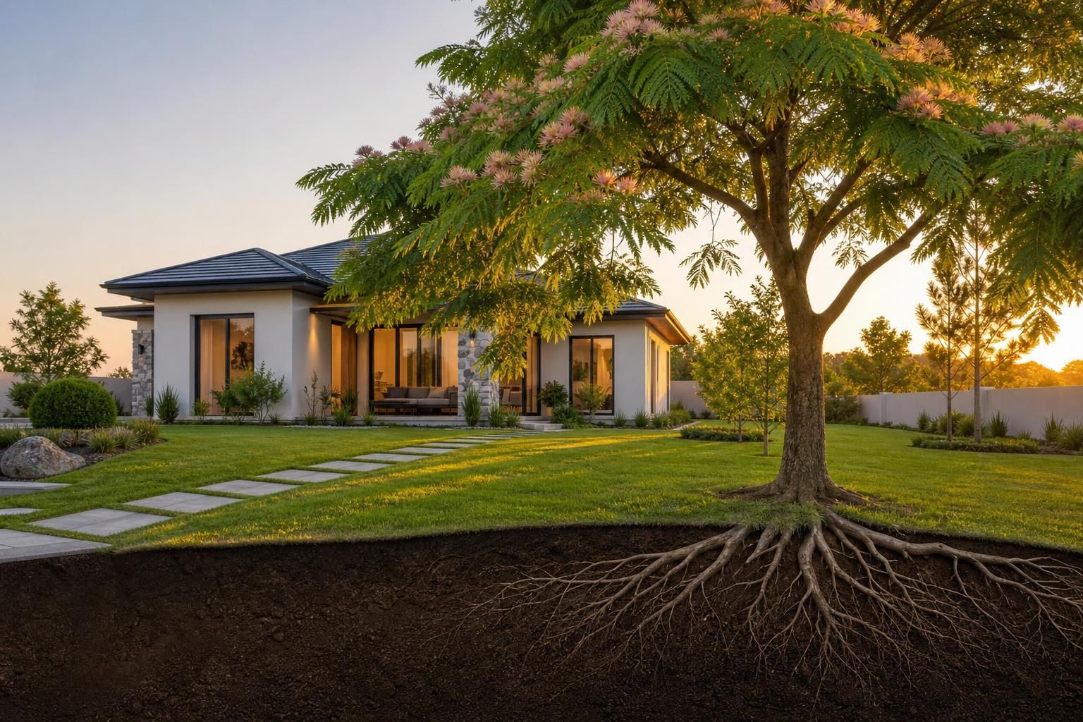 découvrez les meilleures pratiques de planification paysagère pour savoir à quelle distance d'une maison il est conseillé de planter un albizia afin d'assurer sécurité et esthétisme.