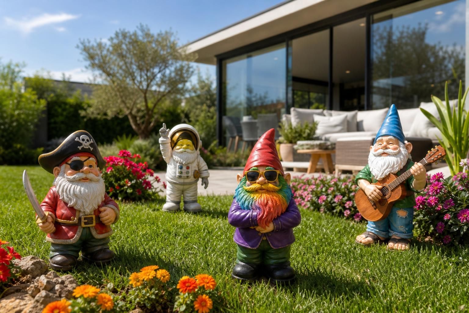 apportez une touche d'humour et d'originalité à votre jardin avec nos nains de jardin uniques et amusants. transformez votre espace extérieur en un lieu plein de charme et de fantaisie.